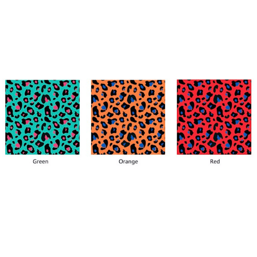 Leopard Fabric Workout Resistance Bands - She's A Beat Beauty