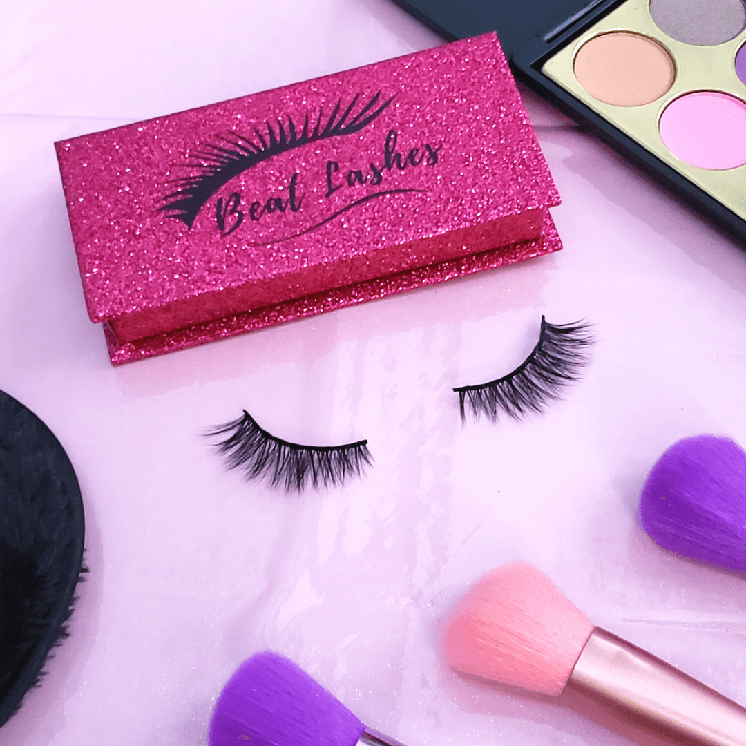 Glamorous - Magnetic Eyeliner with 3D Faux Mink Magnetic Lashes - She's A Beat Beauty