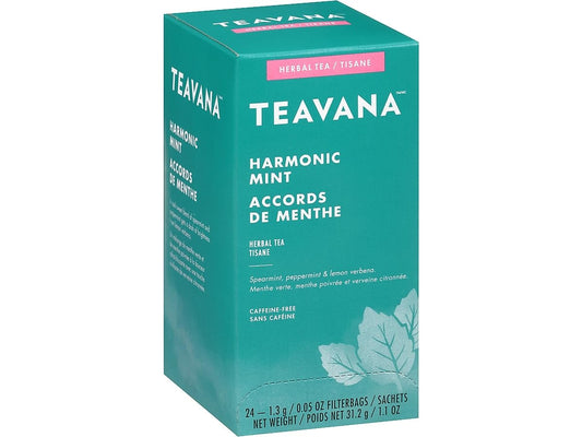 Teavana Harmonic Mint Decaf Tea Bags, 24/Box