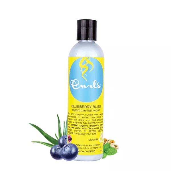 Curls Blueberry Bliss Reparative Hair Wash - 8 fl oz