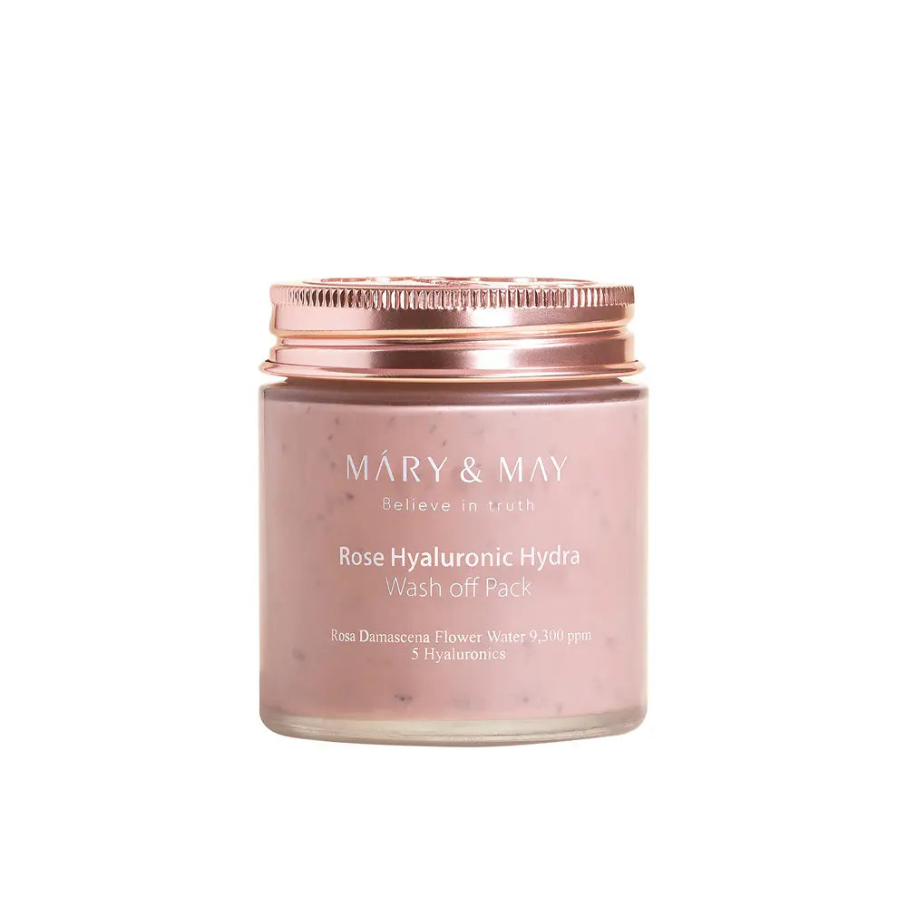 Mary&May Vegan Rose Hyaluronic Hydra Wash off Pack 4.4 oz