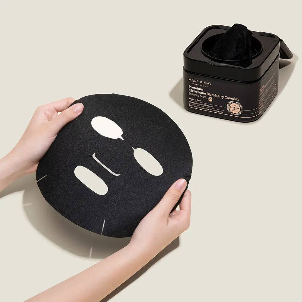 Mary&May Premium Idebenone Blackberry Complex Essence Mask 20ea