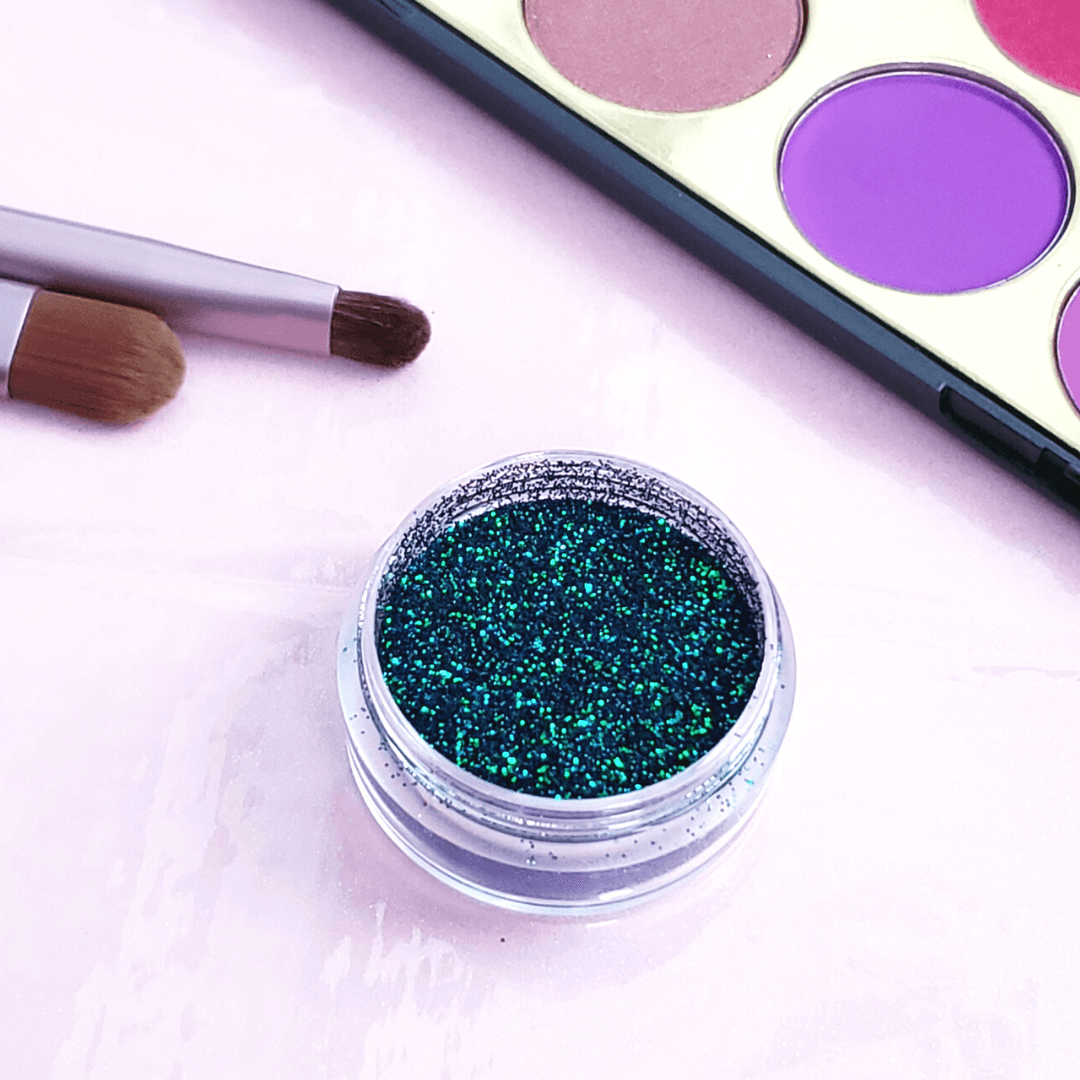 Holographic Chameleon Glitter Eyeshadow - She's A Beat Beauty