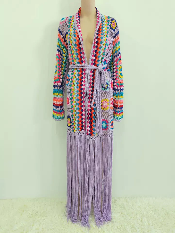 Handmade Crochet Kimono Cardigan – She's A Beat Beauty