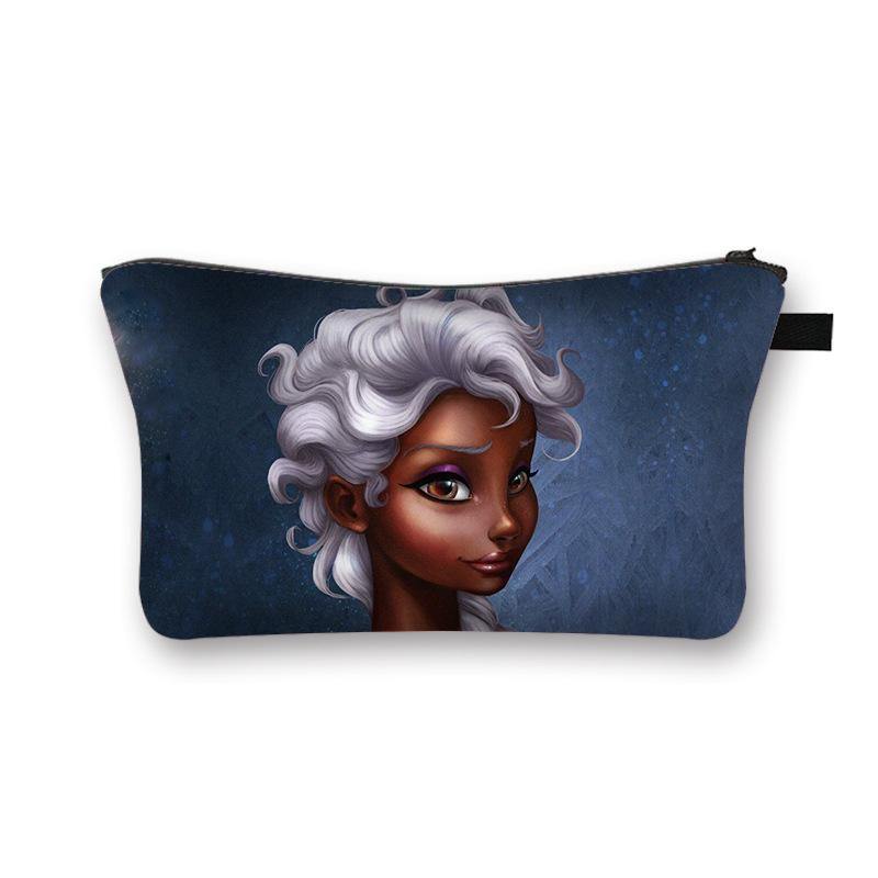 Afro Girl Cosmetic Bag - She's A Beat Beauty