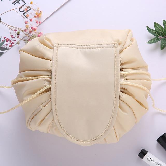 Portable Drawstring Makeup Bag, Drawstring Cosmetic Bag Large Capacity Lazy  Travel Makeup Pouch Magic Toiletry Bag for Womens Girls - Multicolour